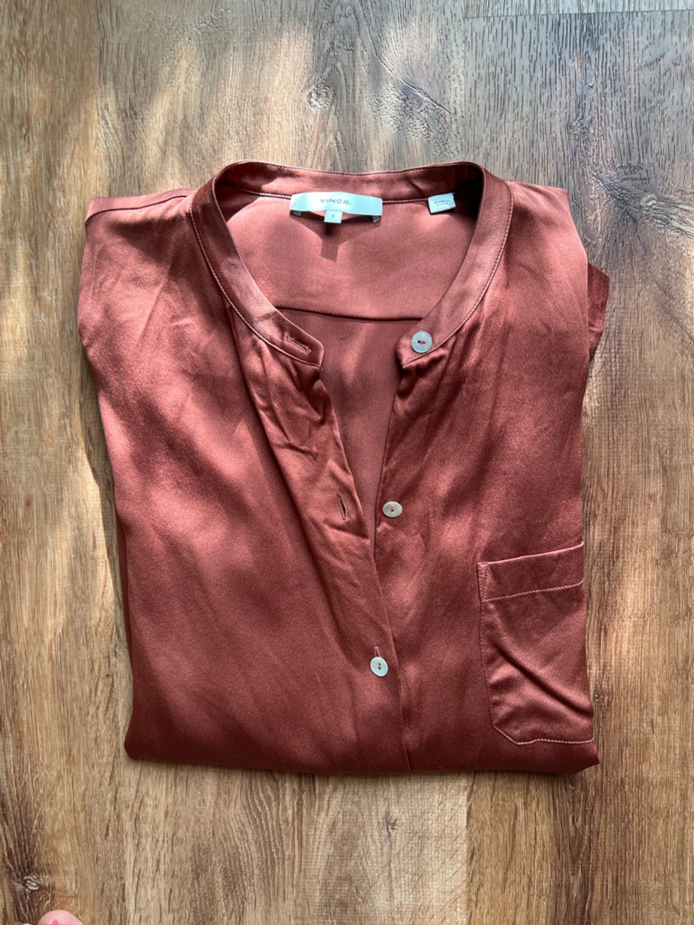 Vince Silk Blouse
